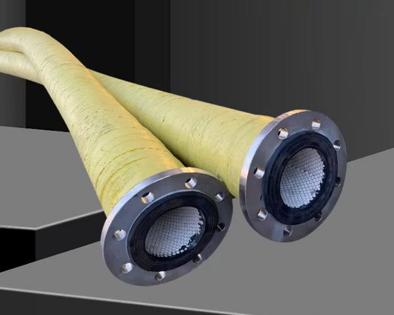 Hydraulic Mining Ceramic Hose Pipe Parker Slurry Hose Reel