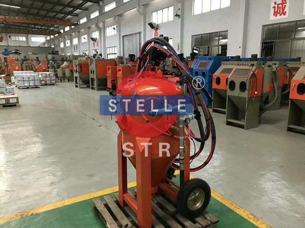 Fleet Vehicles Air Blast Mobile Sandblasting Machine Wet Blasting Dust Free