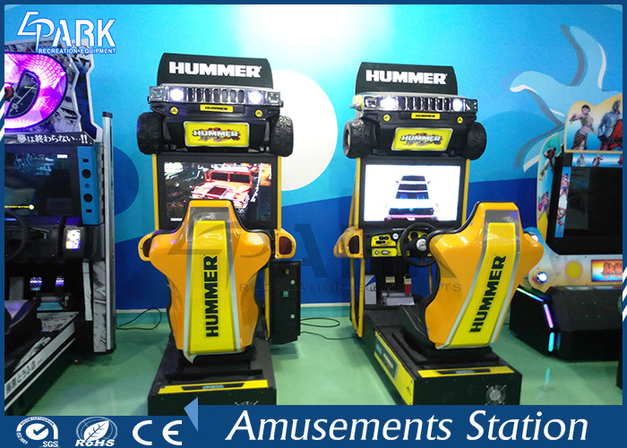 Car Racing Arcade Machine For Shopping Center L1000 * W1575 * H2100 MM