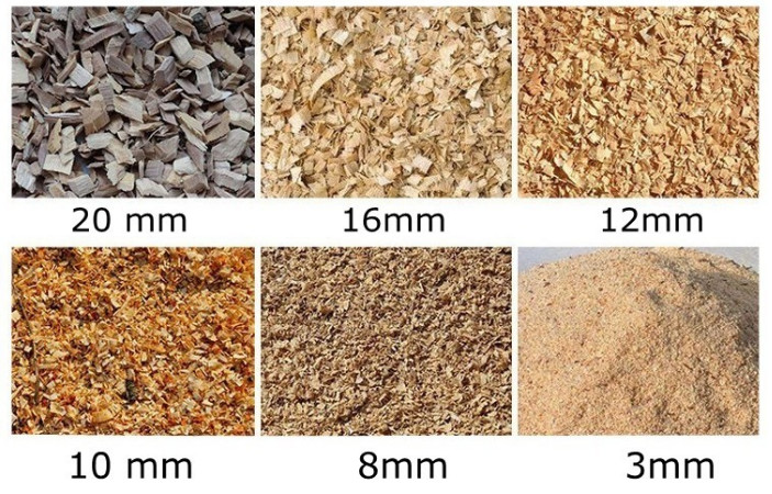 1000kg/H Diesel Engine Olive Wood Crusher Machine 20mm Output