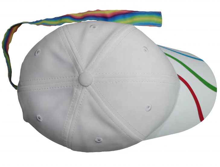 ACE 6 Panel Low Profile Printed Baseball Caps Custom Made Headwear 58cm Size