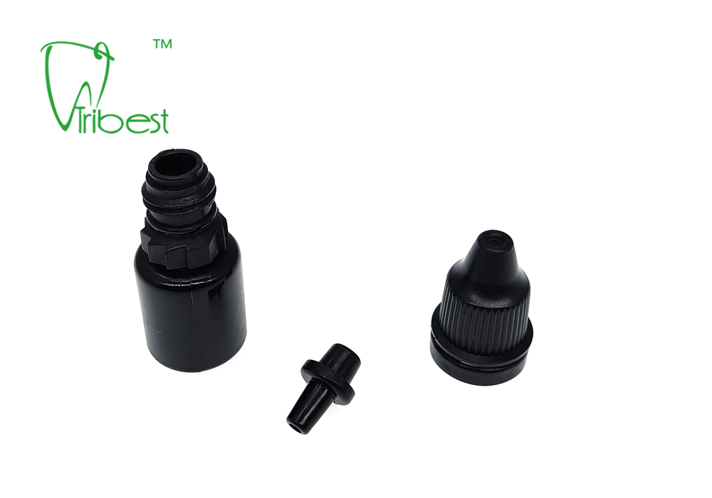 Medical Self Aspirating Disposable Dental Black Plastic Bottle