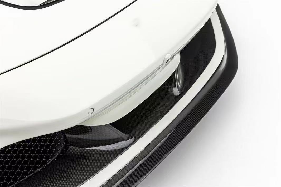 F8 Ferrari Carbon Car Body Kit VOS Style PP Carbon Fiber Lip Spoiler Hood Body Kit