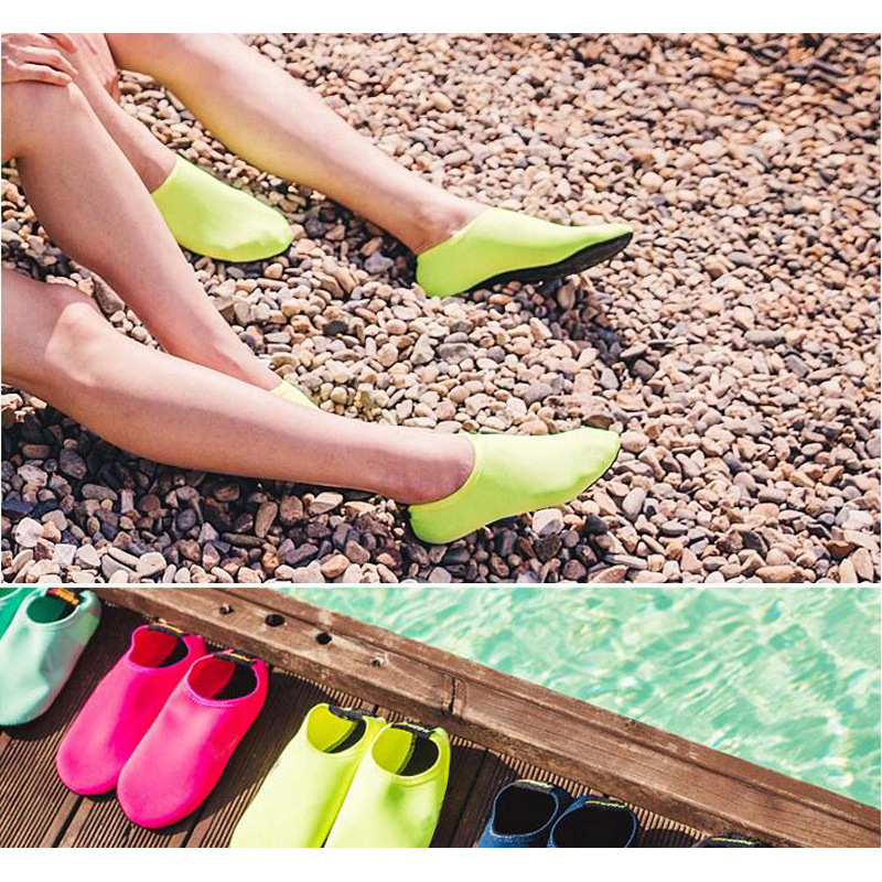 Customized Water Sport Beach Swimming Socks Thin Multi Prints Anti Slip Fitness Yoga Dance Swim Surf Diving Underwater Shoes