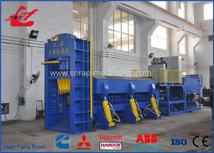 630 Ton Hydraulic Metal Waste Car Shear Press Machine 15-20Ton/H