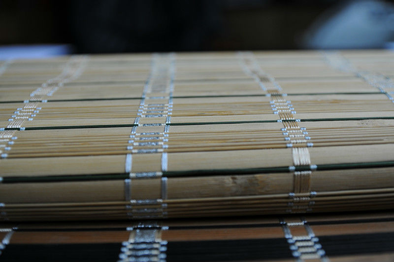 Cabonized Natural Bamboo Blinds Customized Length Corrosion Resistant