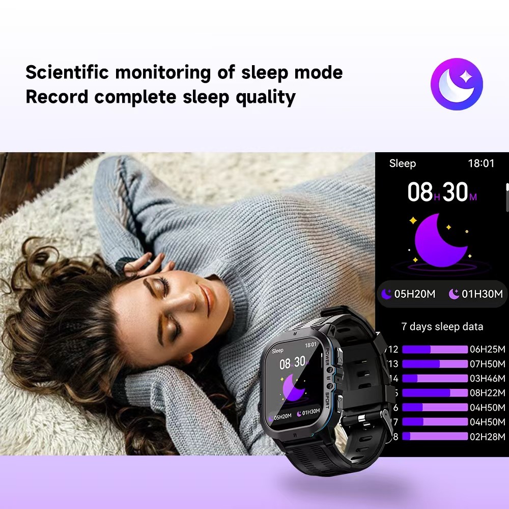 Super Amoled Display Smartwatch BT Call 1ATM Waterproof Large Memory Smart Watch C26