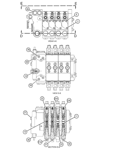 4873028 VALVE GP-BANK 4 Parts scheme