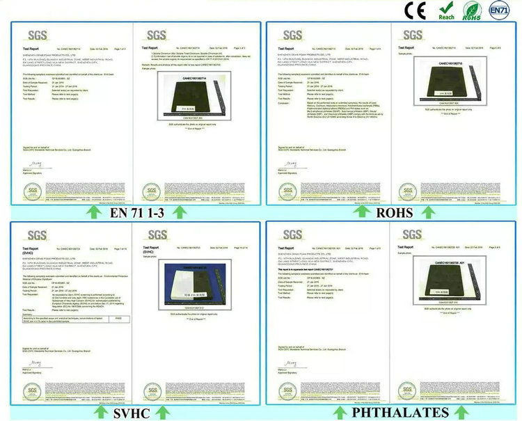 Factory price Multi color eva foam sheet 6mm