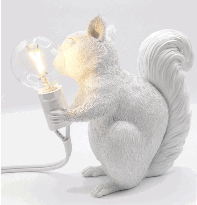 Nordic Designer Cute Animal Night Lights Creative Squirrel Table Lamp(WH-MTB-274)