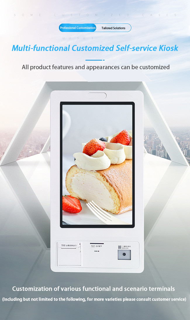 Digital Self-Ordering Kiosk for Hospitality and Fast Food