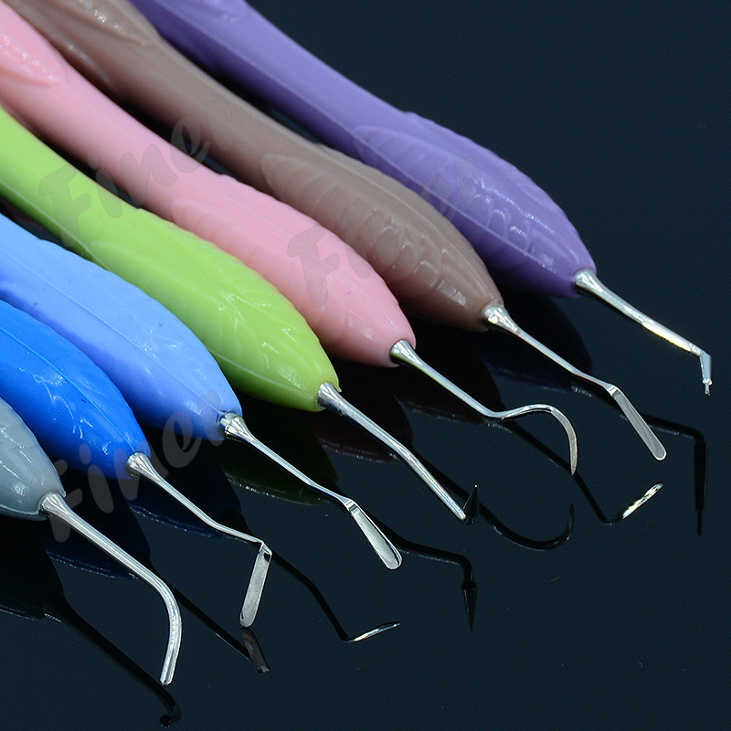 Dental Composite Resin Filling Instrument 7 Pieces Stainless Steel Material