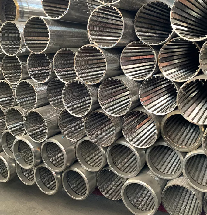 Stainless Steel 316 Wedge Wire Screen Filter Pipe Johnson Tube Mining Filtration
