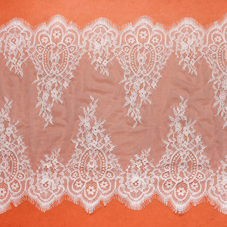 Good Quality Crochet Eyelash Lace Edge for Dress Double Side