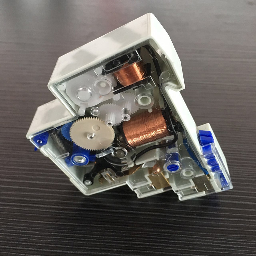 ALST8 Transparent Mechanical Timer Switch 7 Minutes16A Din Rail Staircase Time Switch