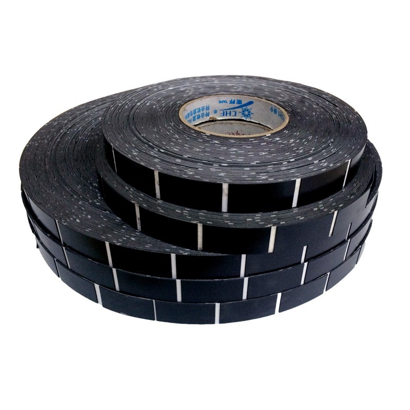 Custom Size Black Adhesive Magnetic Sheet Precut Magnetic Adhesive Tape