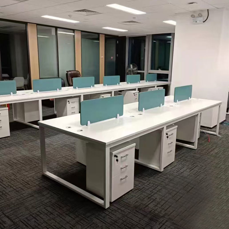 Office Furniture Staff Call Center Executive Office Workstation For 6 Person