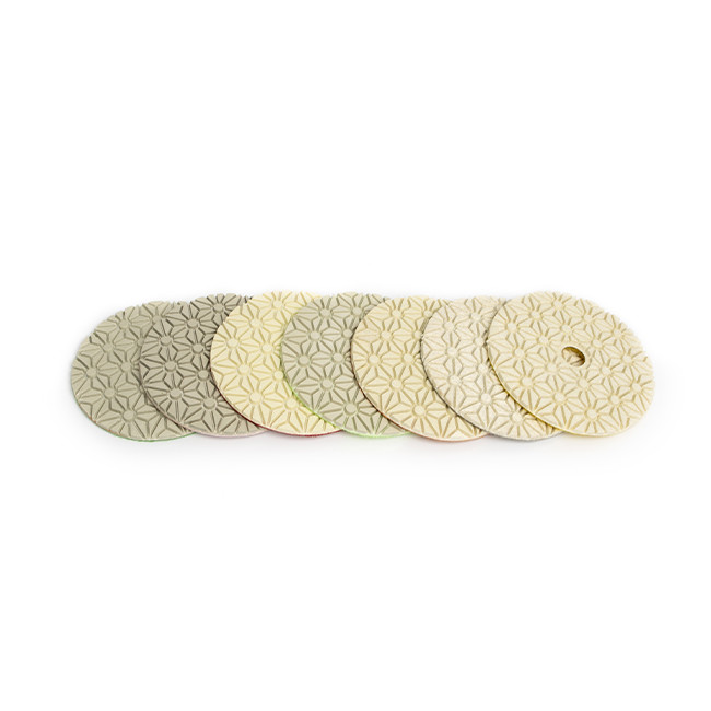 4 Inch 7 Step Wet Diamond Polishing Pad For Floor