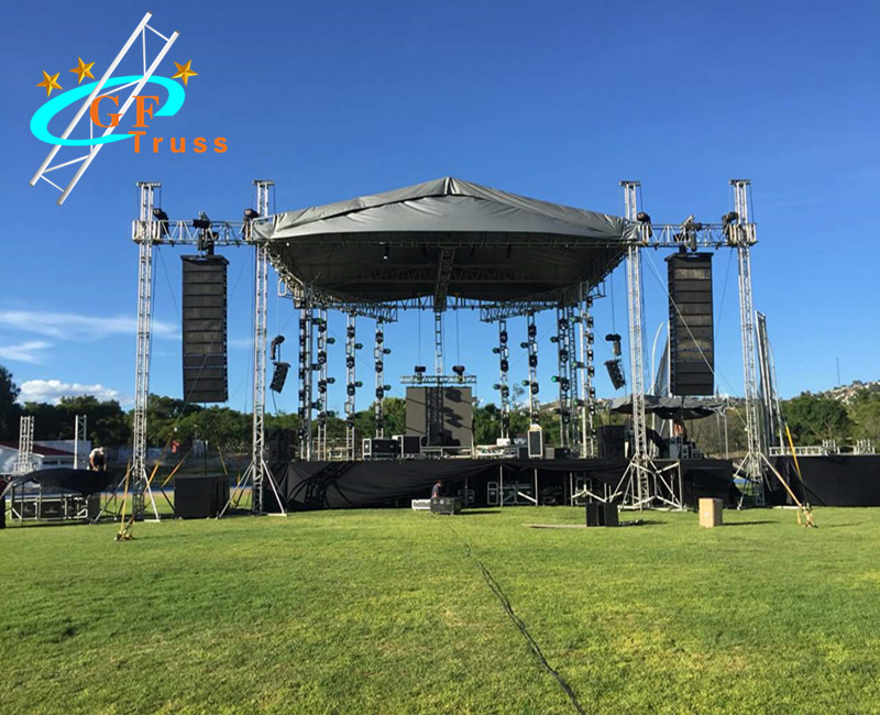 Concert Stage Spigot 6082 Aluminum Roof Truss System