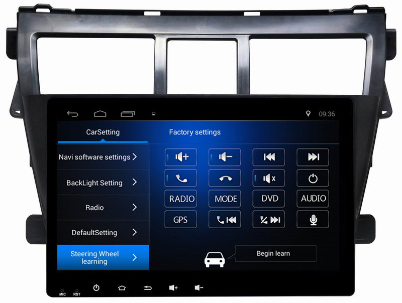 Ouchuangbo car radio stereo gps nav android 8.1 for Toyota Vios with USB SWC 1080P Video Blluetooth reverse camera