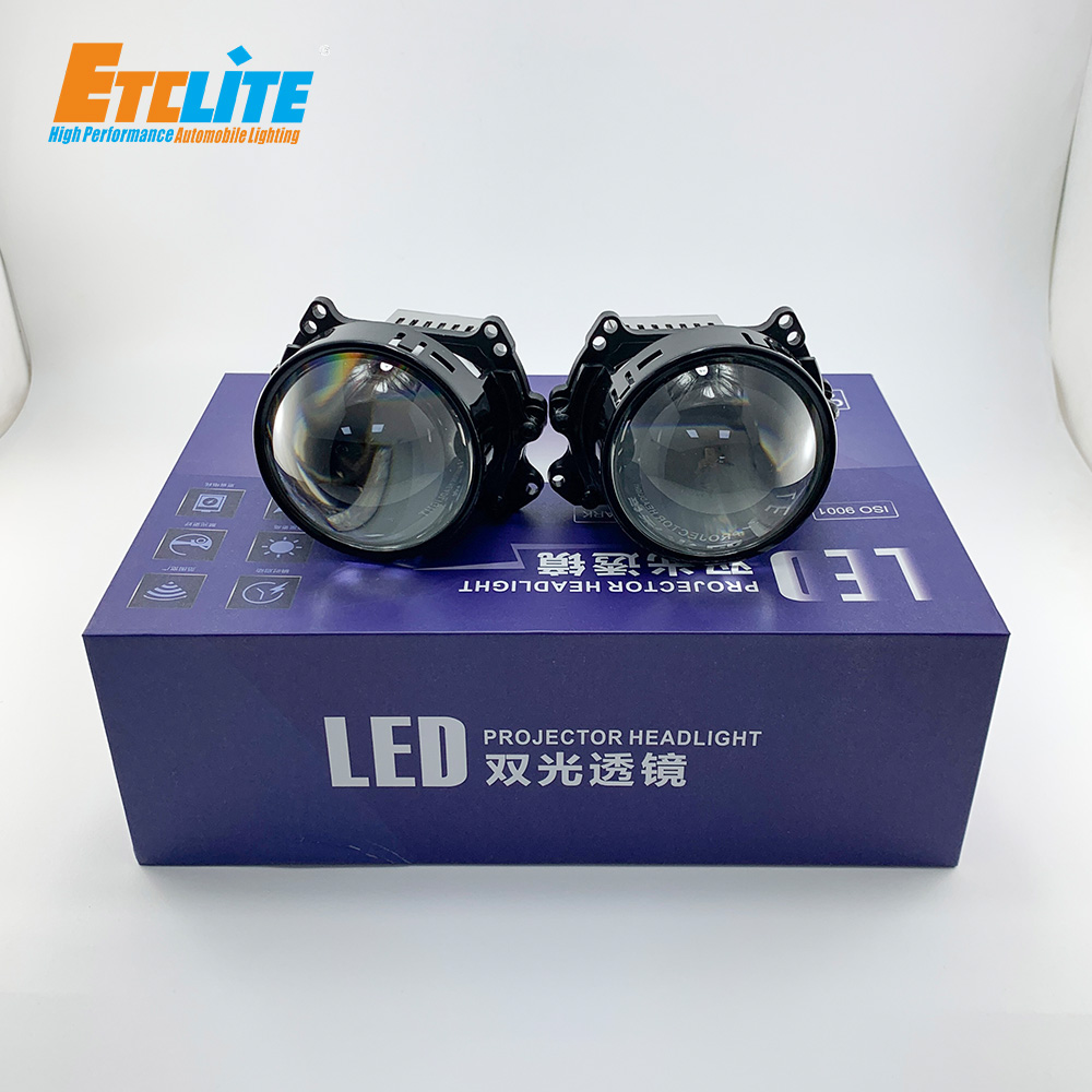 3.0 Inch 60W Bi Projector Led Headlight For Car 9600LM per Pair