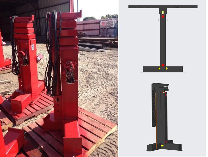 2023 Simple Piston Type Hydraulic Lifting Jack System for Lift Tank Grain Silo Tank Jacking System