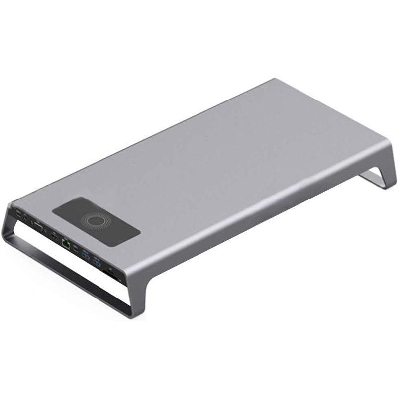 TYPE-C Male 11 In 1 Hub Computer Laptop Docking Station Adapter with 1000Mbps RJ45 and USB-C PD
