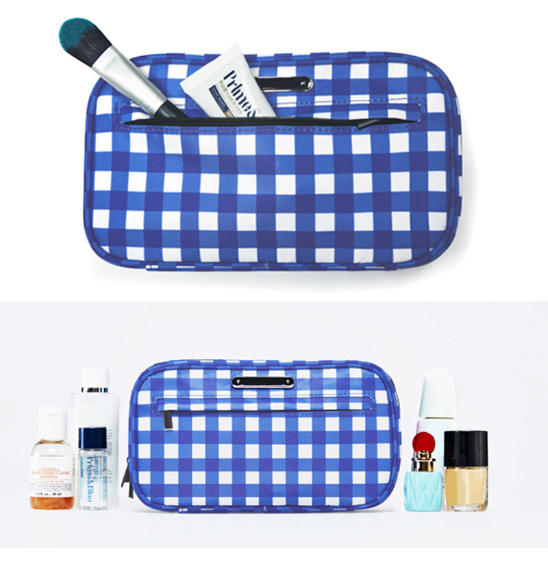 Logo Foldable Protable Travel Eco Toiletry Cosmetic Bag Waterproof