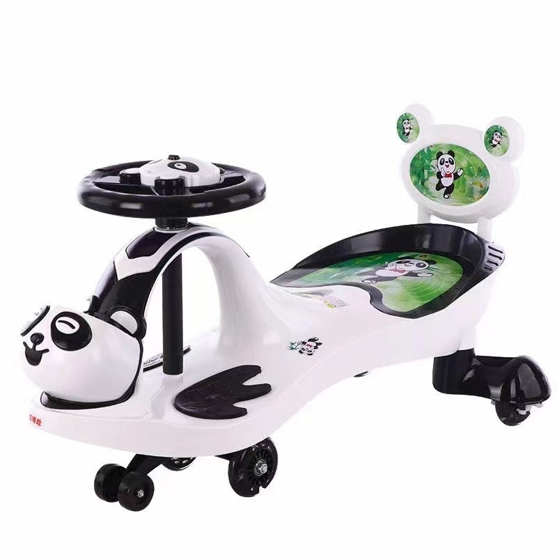 Boys Girls Ride On Swing Cars With Early Educational Music CE Certified