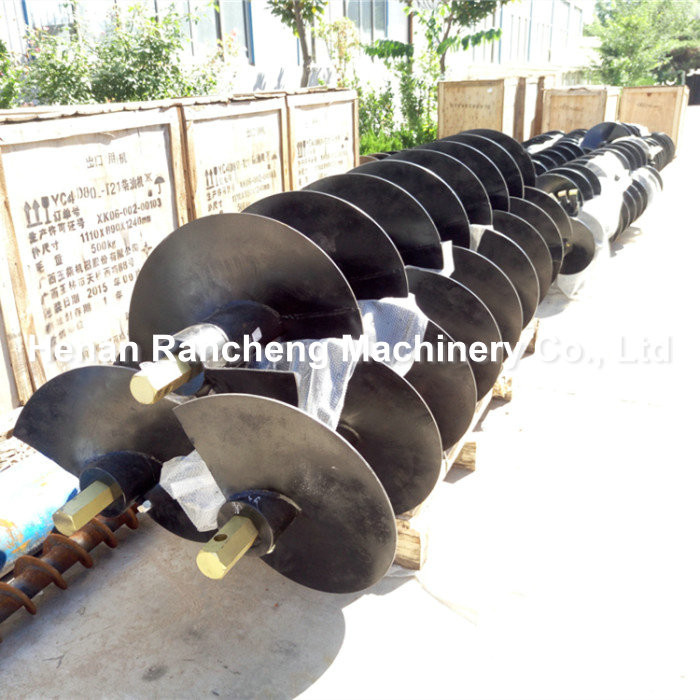 100mm - 600mm Drilling Rig Tools Auger Rod / Spiral Rod For Drilling Machinery