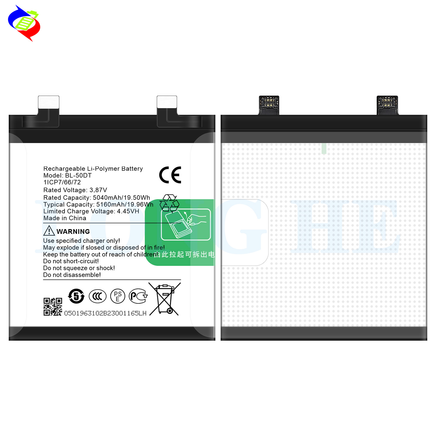 Original BL-50DT 5160mAh Battery For Tecno Phantom X2 Phantom X2 Pro 5G High Capacity