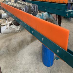 Buy cheap Polyurethane Conveyor Belt Cleaner I Type Diagonal Plow Scraper For Return Belt product