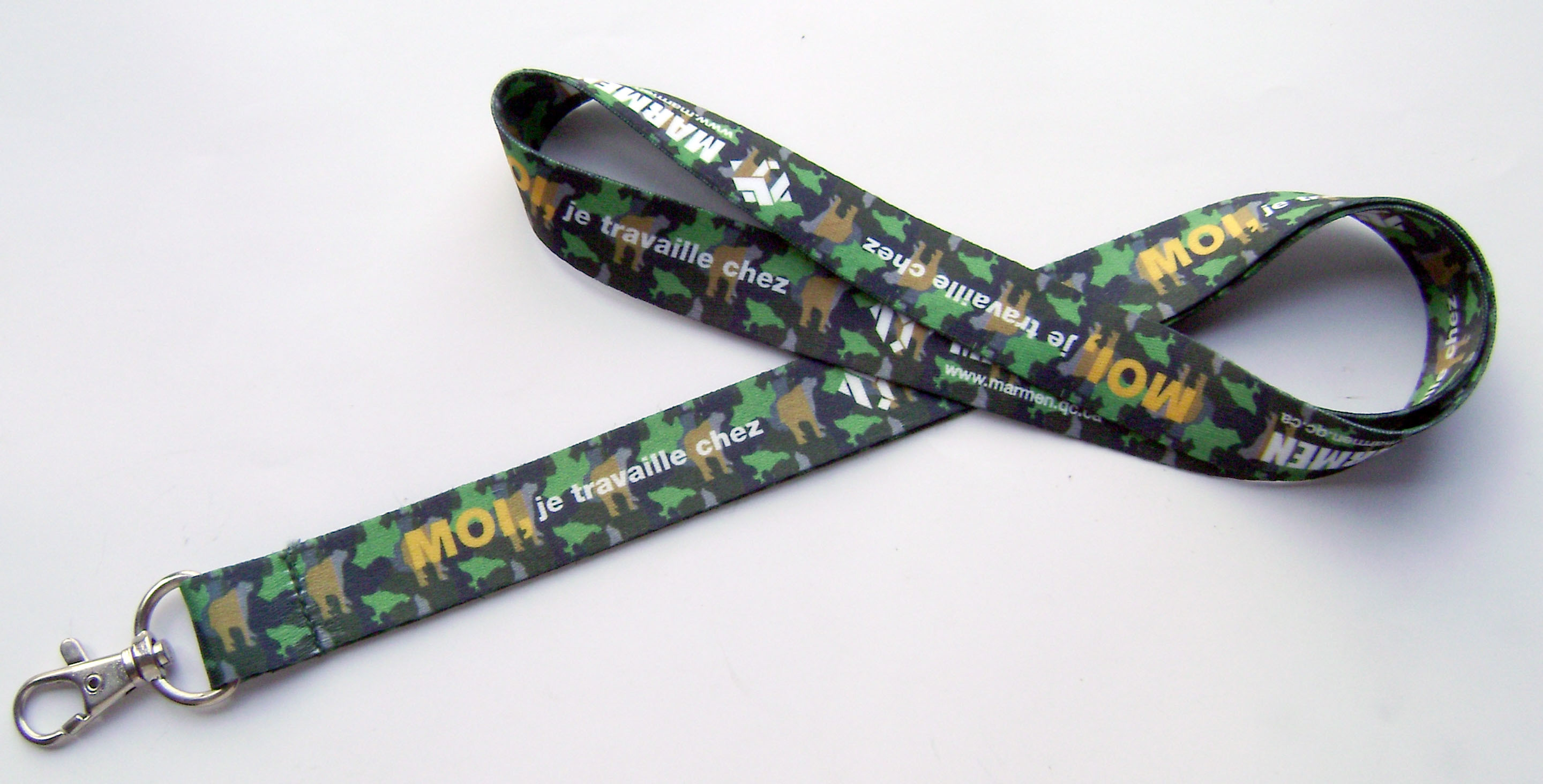 Souvenirs Heat Transfer Printing High School Lanyards Environment Friendly