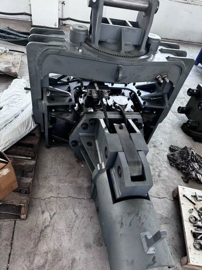 Customized Excavator Mounted Pile Hammer , Hydraulic Vibratory Hammer For Caterpillar KOMATSU