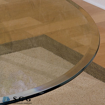 Tempered table top glass
