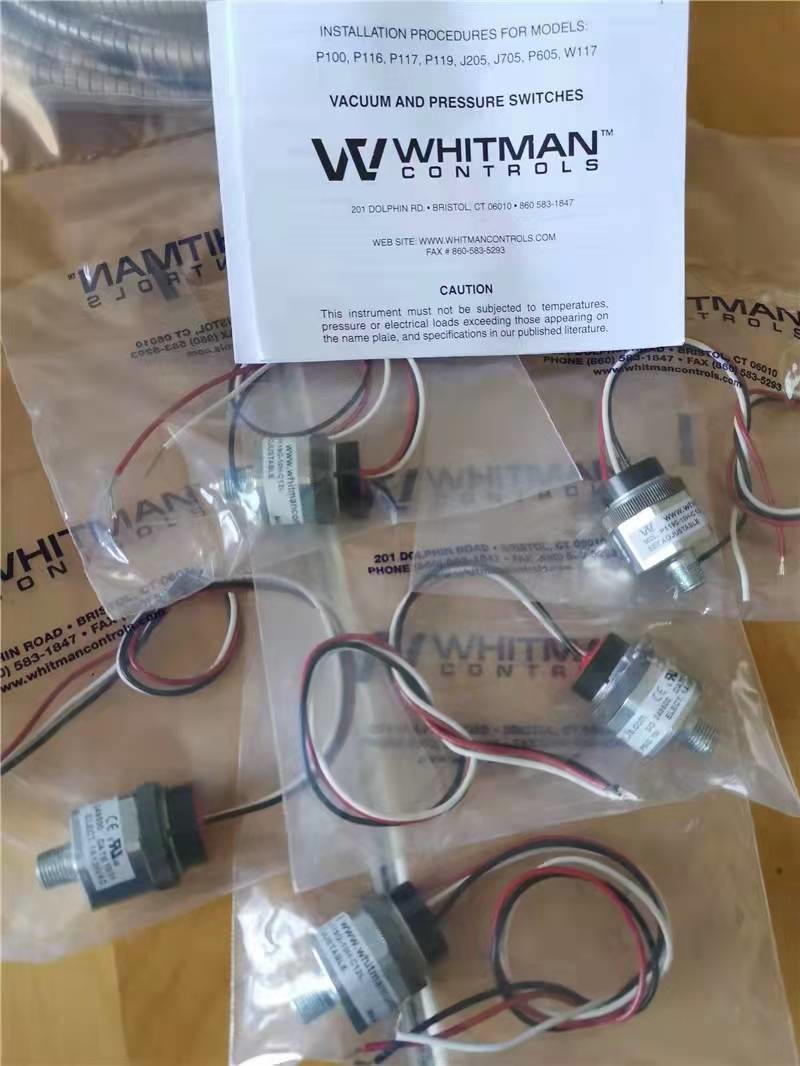 P V Miniature Float Level Switch 5 Amps P119G-10H-C12L Whitman Controls Pressure Switches
