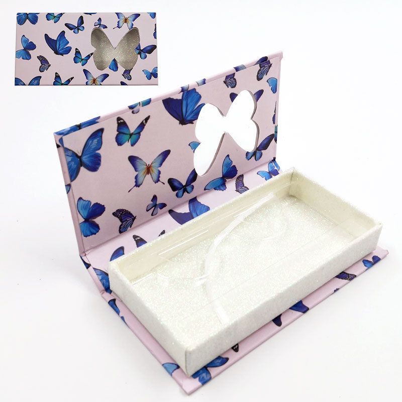 China Supplies OEM Wholesale High Quality Luxury Pink Paper Custom False Eyelashes Eyelash Lash False Nail Cardboard Magnet Packaging Packing Gift Cosmetic Box