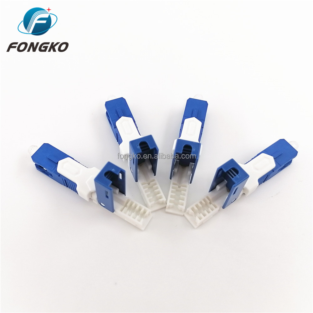 125um Ftth Network Fiber Optic Fast Connector SC UPC for 0.9mm Cable