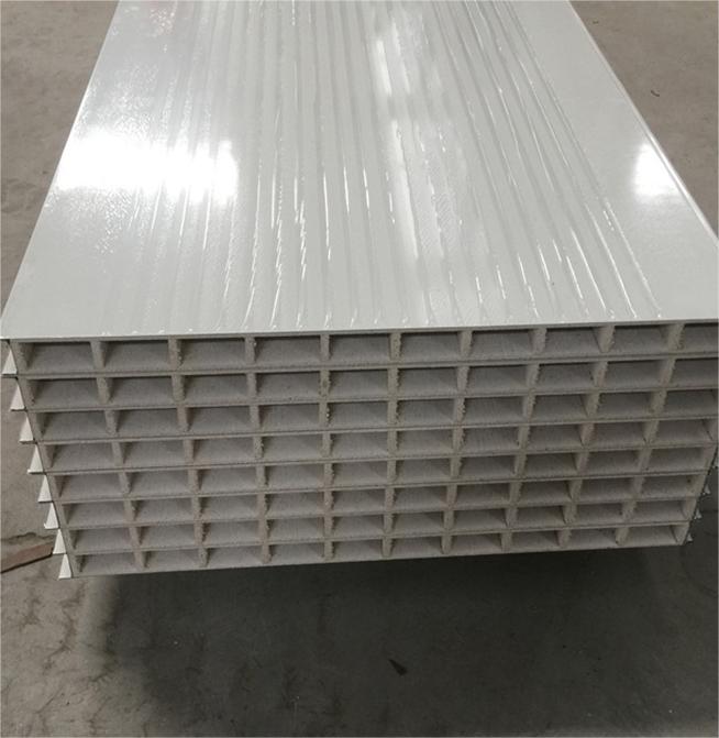 Hollow Fireproof Glass Magnesium Board Color Steel Sandwich Panels