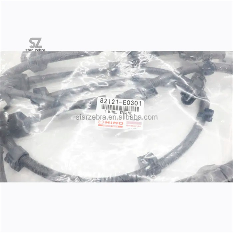 High Guarantee VH82121E0301 SK300-8 SK350-8 Excavator 82121-E0301 J08 Engine Wiring Harness for Kobelco
