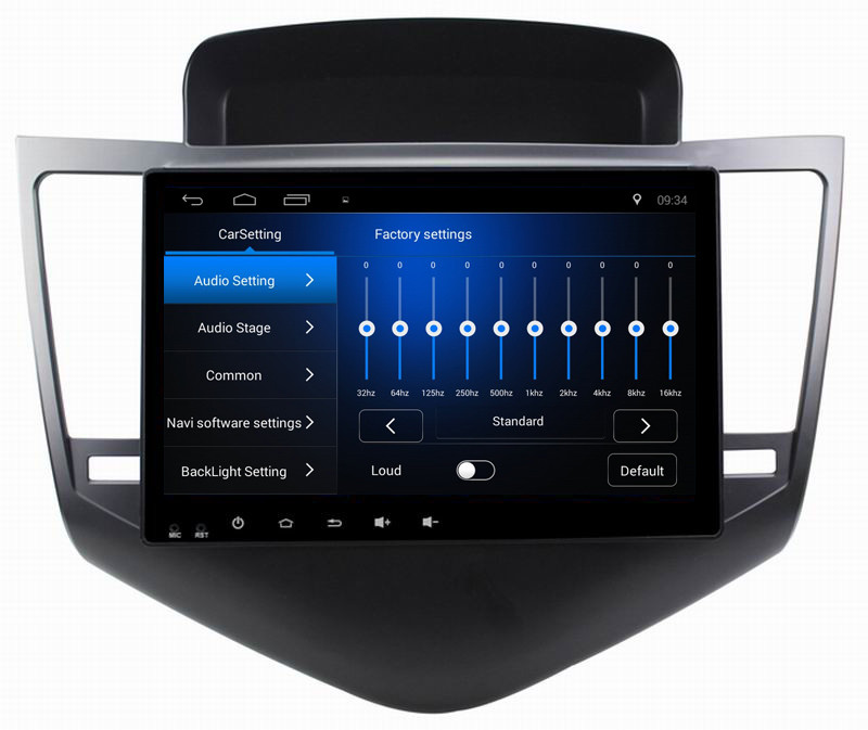 Ouchuangbo car multi media android 8.1 for Chevrolet Cruze support SWC wifi 4 Core CPU BT dual zone