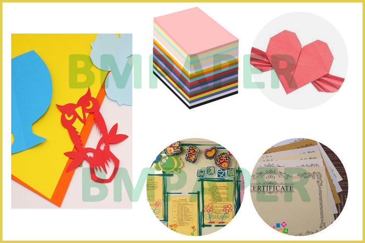  100 - 250gsm Red Color Uncoated Bristol Paper For DIY Craft 1350mm Clear Image