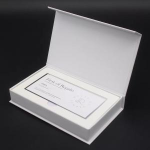 China Custom Size Luxury Business Credit Card Packaging Gift Card Box With Lid on sale