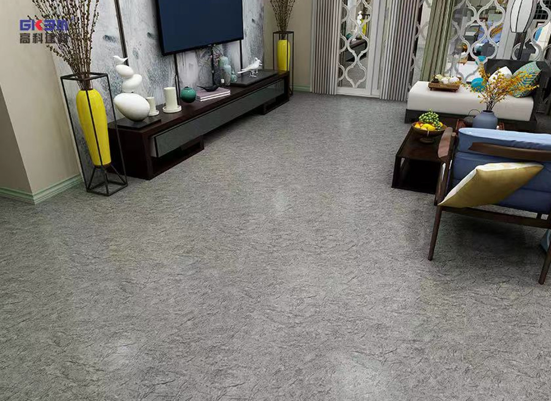 Waterproof Click Black Granite Vinyl Flooring For Hotel Greenpy SY-S3015