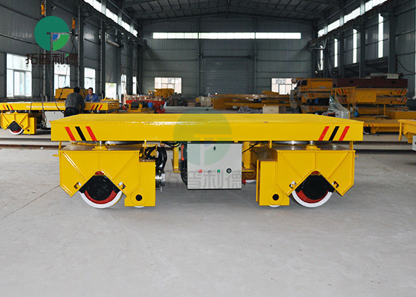 Battery Powered Aluminium Billet Handling Steerable Transfer Vehicle For Mold Industry