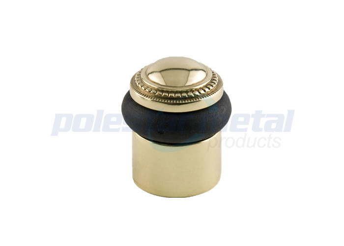 Black Solid Brass Decorative Door Hardware Contemporary Flat Top Door Stop