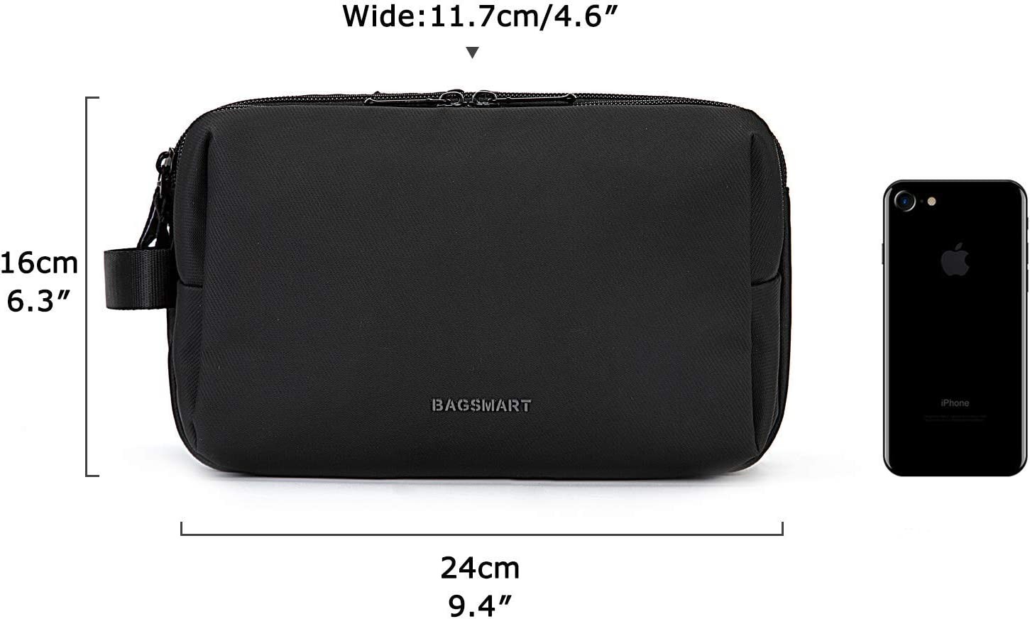 Travel Toiletry Organizer Dopp Kit Water-resistant Shaving Bag Shockproof protective &Storgae Toiletry Bag for Men