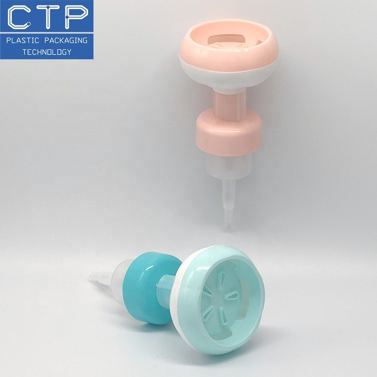 Custom Tube Flower Foam Pump Dispenser By CTP Bulk Packed With Free Sample