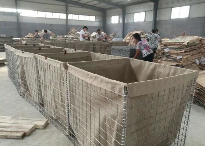 Galfan Wire Welded Mesh HESCO Wall Hesco Blast Walls