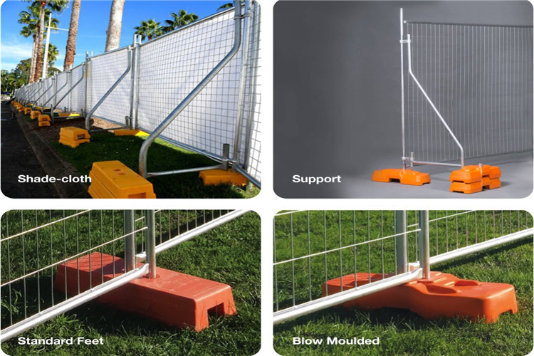 Construction Temporary Security Fence Galvanised Steel Temp Fence Panel
